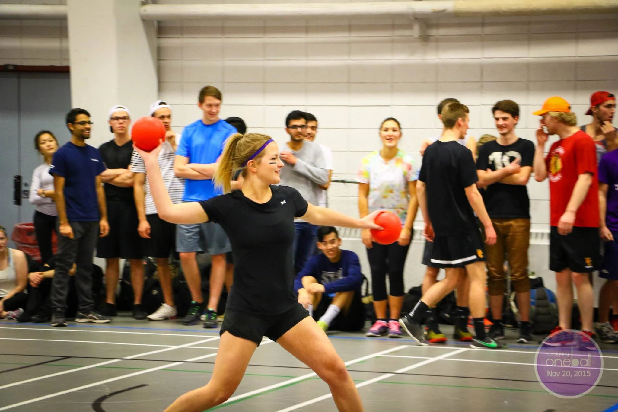 This is the exact moment before she had OneBall.