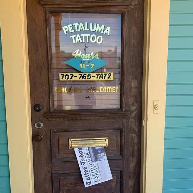 Great mail today @petalumatattoo from @pkdna73 #tattootoday go to @reaperrecords and grab one for all your updates on the world of tattooing with out the darn phone in your face. Thank you for putting this out Patrick!