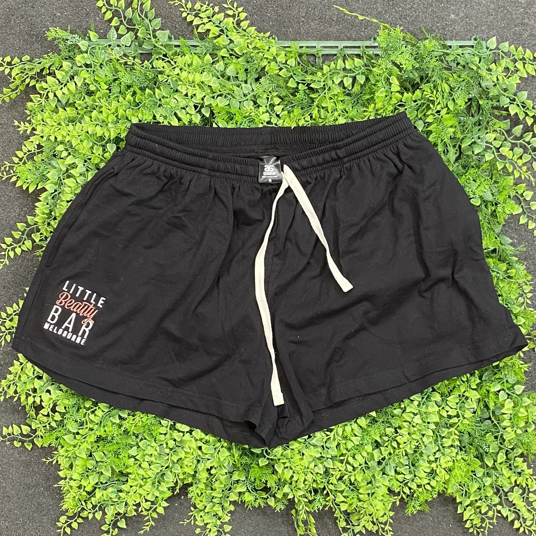 Ladies Jersey Shorts - Black Size S 