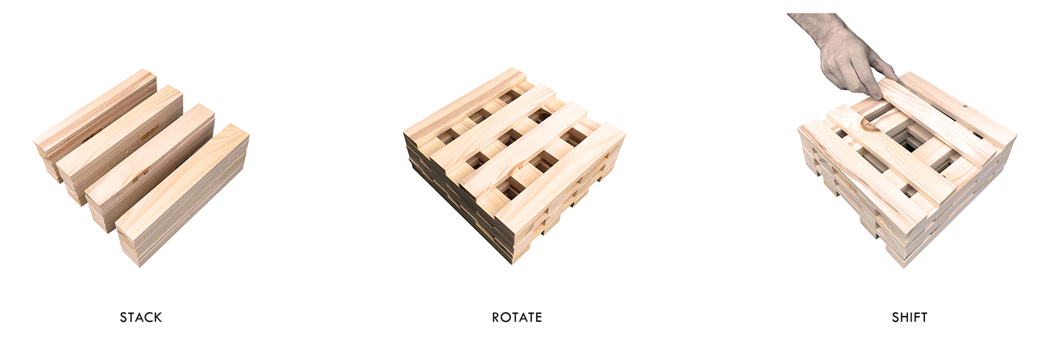 Concept Diagram / Tenement Housing to Stacked Lumber