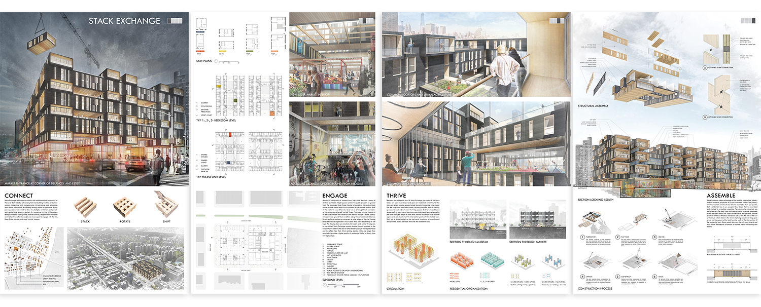 Competition Boards / ACSA Timber in the City