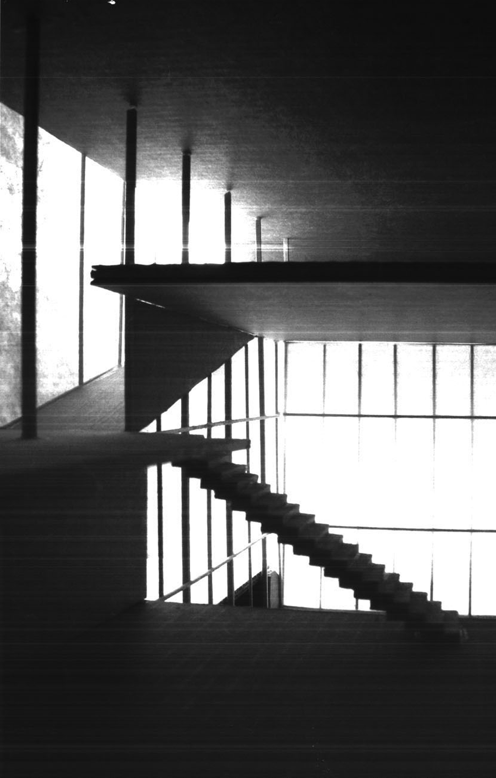 Model Photo 02 / Interior Fold and Circulation
