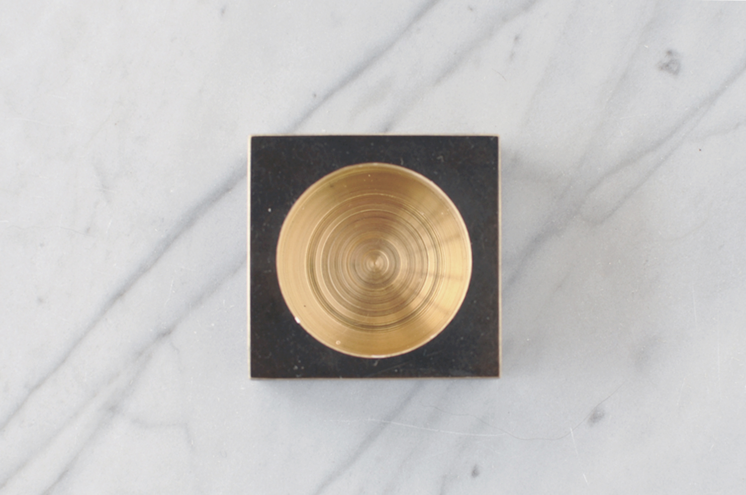 Photo 12/ Blackened Brass Tea Light Holder