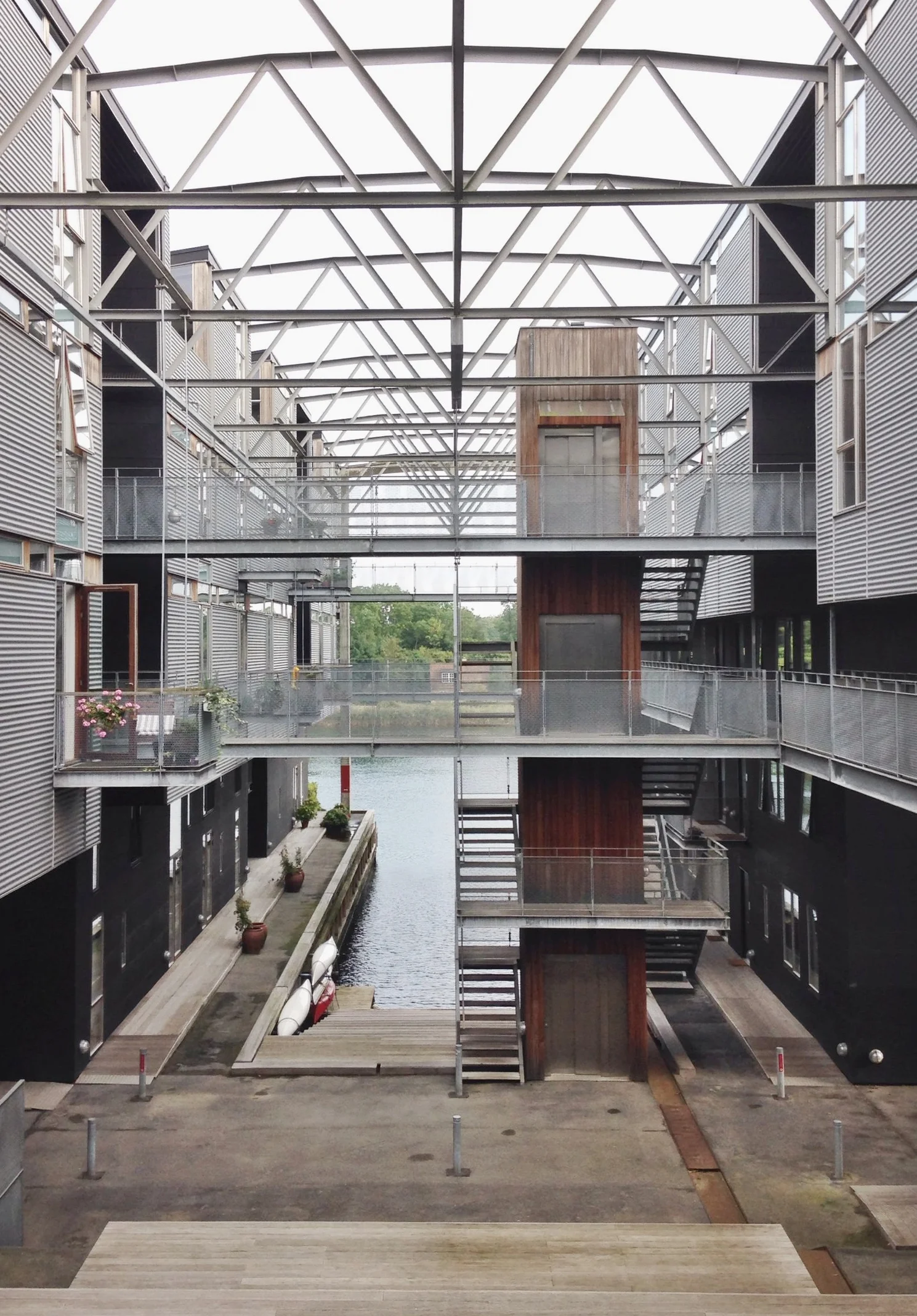 Torpedohallen courtyard, photo by author