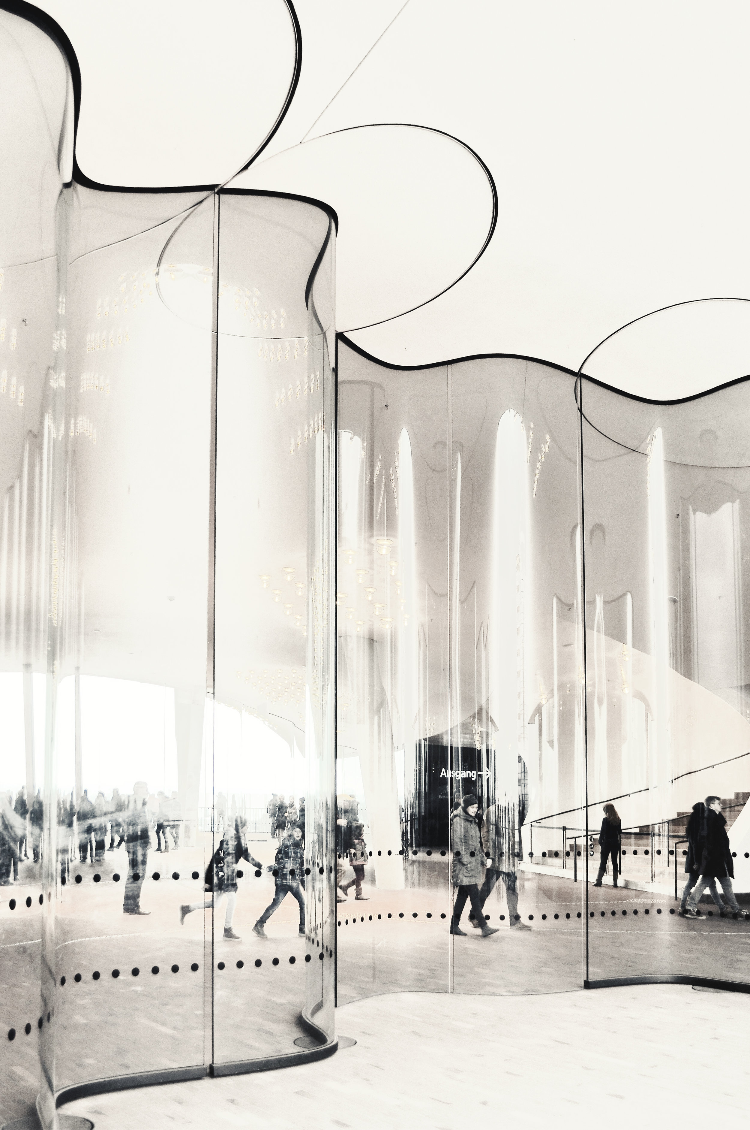 Elbphilharmonie plaza deck, photo by author