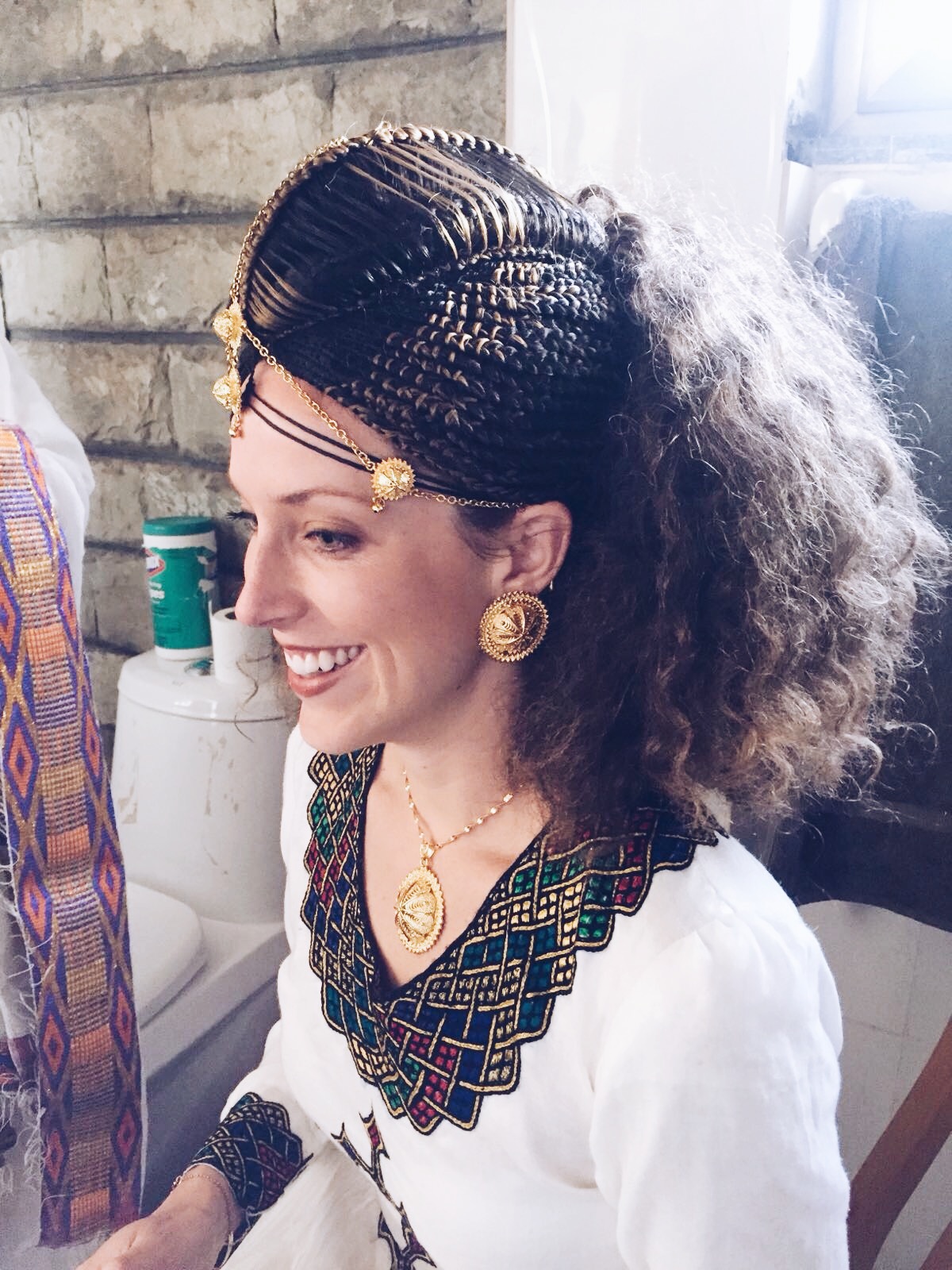 This is a hairpiece, but still amazing. And the clorox wipes on the toilet.