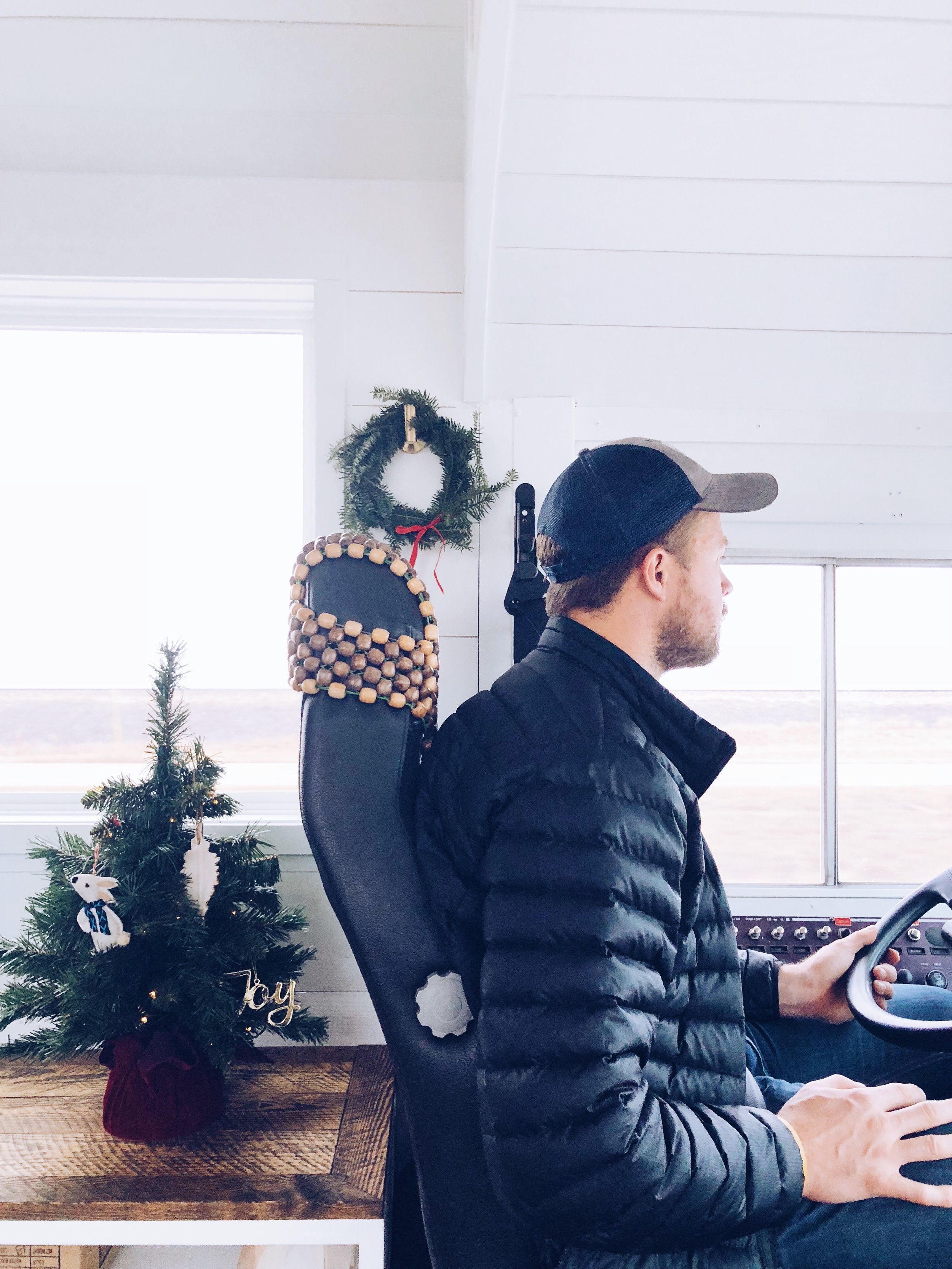 Heading west for Christmas.