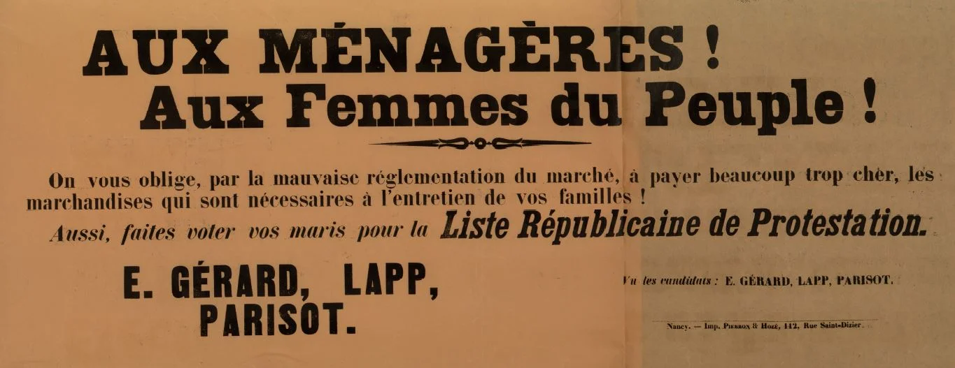 Affiches électorales 1900-02