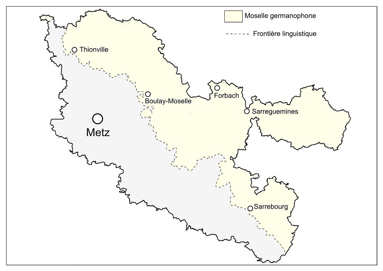 La frontière linguistique en Lorraine au Moyen-âge