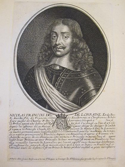 Le Cardinal Nicolas-François de lorraine 