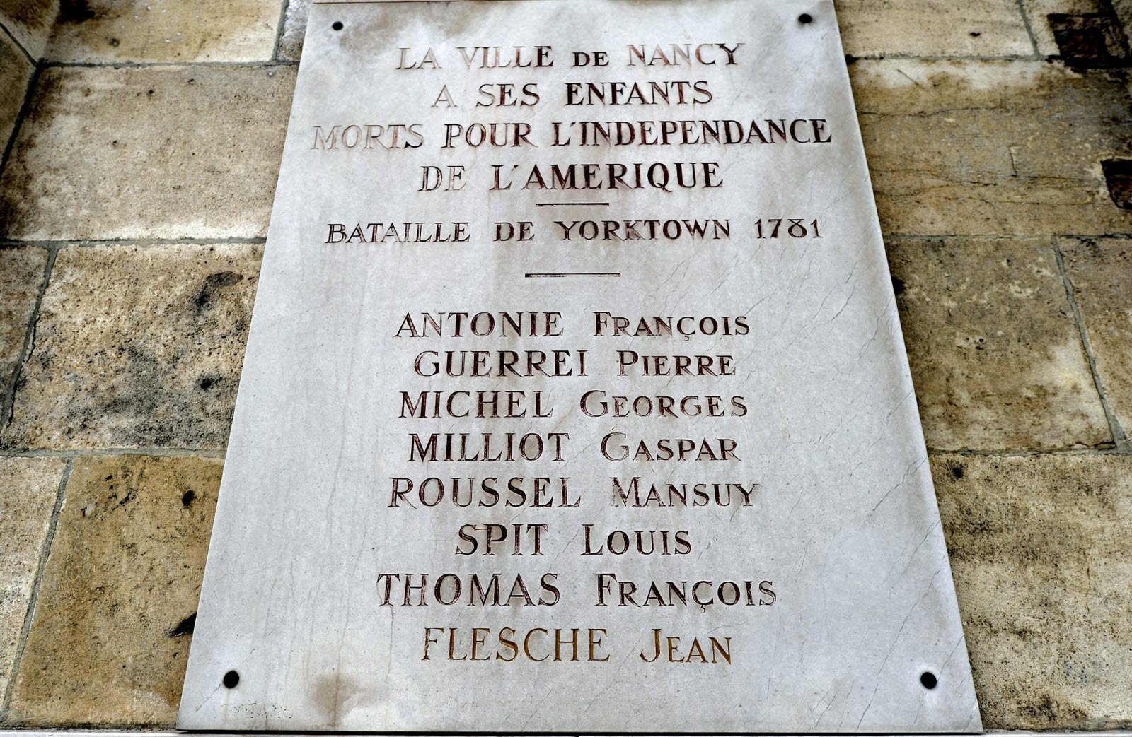 Les héros lorrains des Deux-Mondes, 1780-1783 