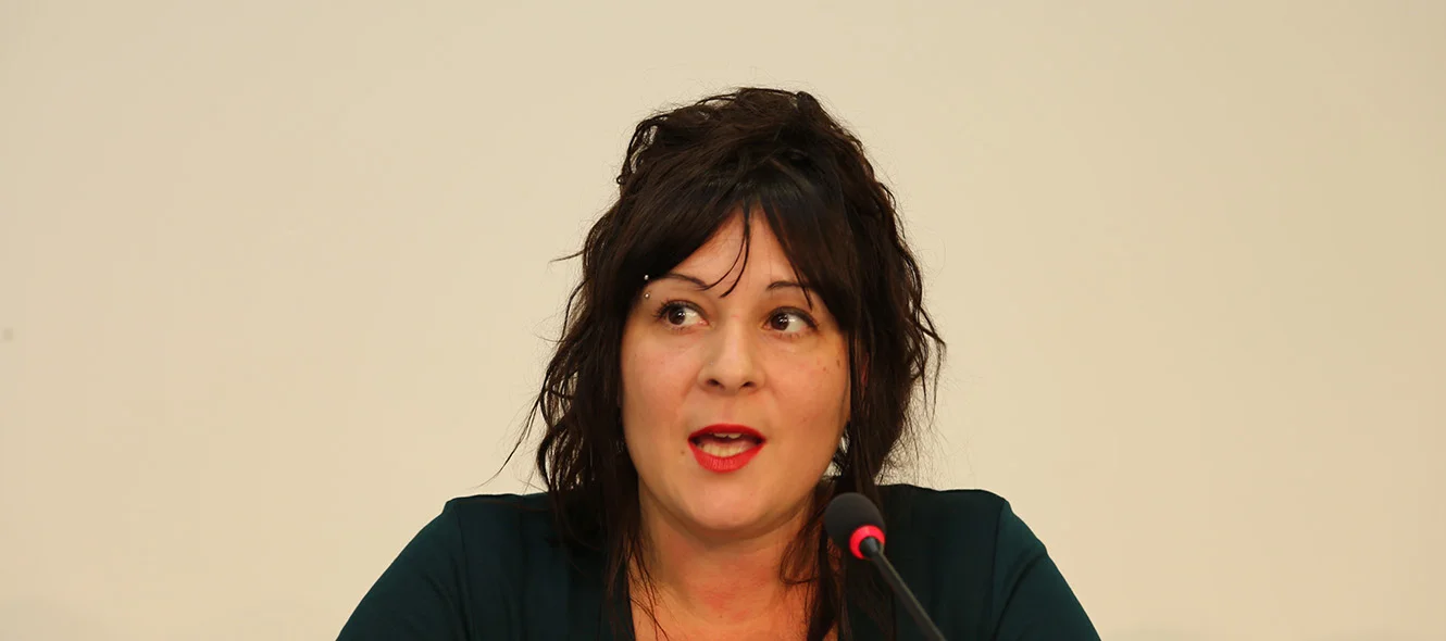 La directrice du festival, Sara Cereghetti, vue par © Charlotte Julie / Octobre 2015