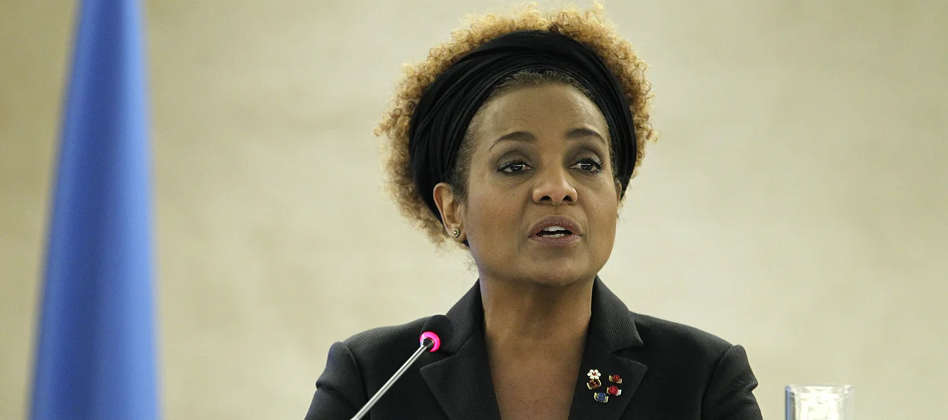 Michaëlle Jean vue par © UN Photo / Pierre Albouy / Palais des Nations, Genève, 29 février 2016