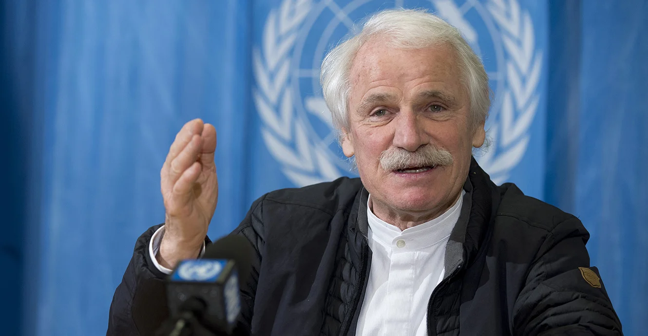 Yann Arthus-Bertrand vu par © Jean-Marc Ferré / ONU Photo / 25 février 2016