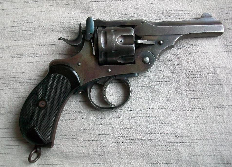 455 Webley, arme utilisée par les agents britanniques durant la Première Guerre mondiale, aurait été utilisée pour tuer Raspoutine. © DR