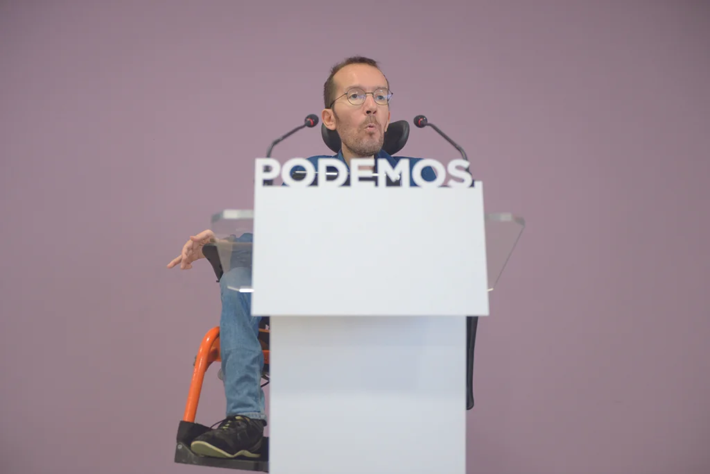 L’ex-député Pablo Echenique-Robba. © Dani Gago / Madrid, 19 septembre 2016