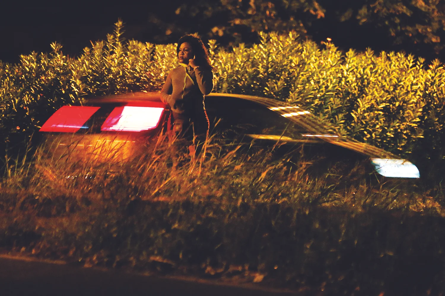 Une femme nigériane prise dans les filets de la prostitution forcée, l'une des facettes de l'exploitation des migrants en Calabre. © Magali Girardin / Septembre 2017