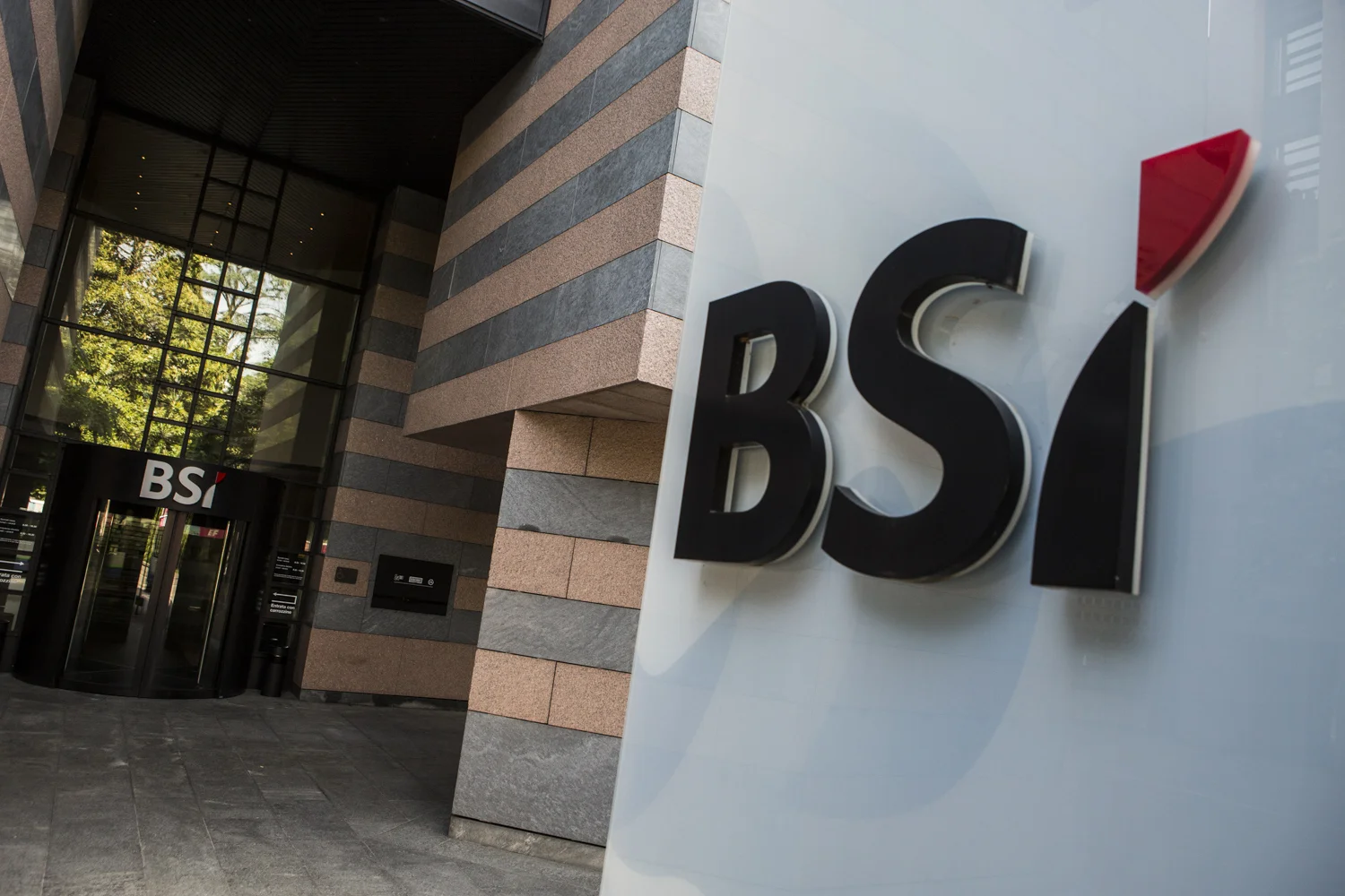 Le siège de la BSI à Lugano. © Alberto Campi / Archives