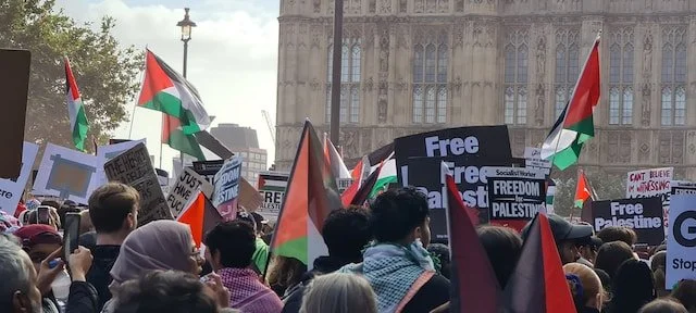 What are the underlying reasons for the protesting against Israel?