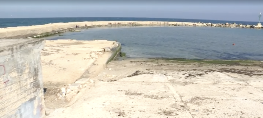 Cinque orme di dinosauri di 100 mila anni fa sulla scogliera di Bari