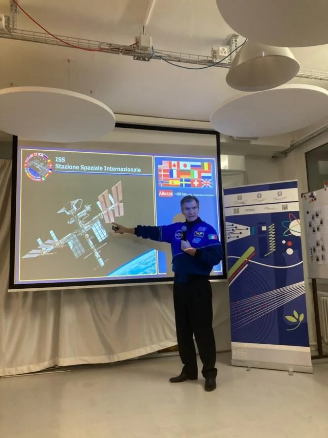 L'astronauta italiano Paolo Nespoli a Berna per la terza Giornata Nazionale dello spazio in Svizzera