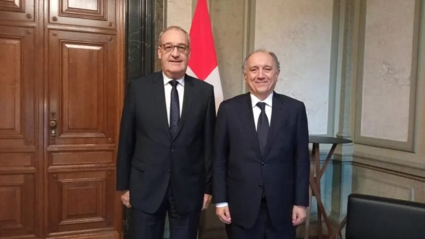 Le relazioni economiche tra Svizzera e Italia e la Presidenza italiana del G7: l'Ambasciatore Cornado incontra il Consigliere federale Parmelin