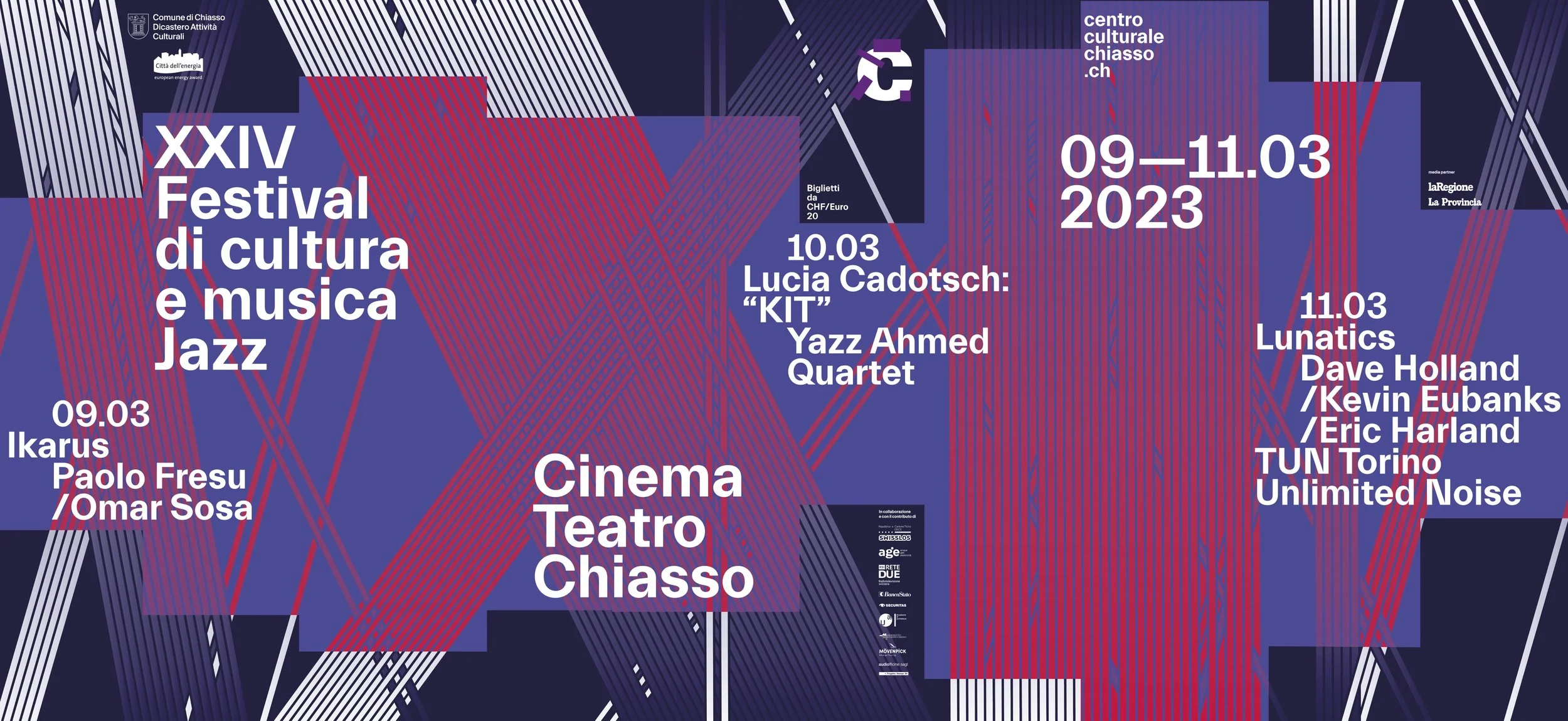 A marzo a Chiasso si incontrano le stelle del jazz. Da Paolo Fresu a Dave Holland