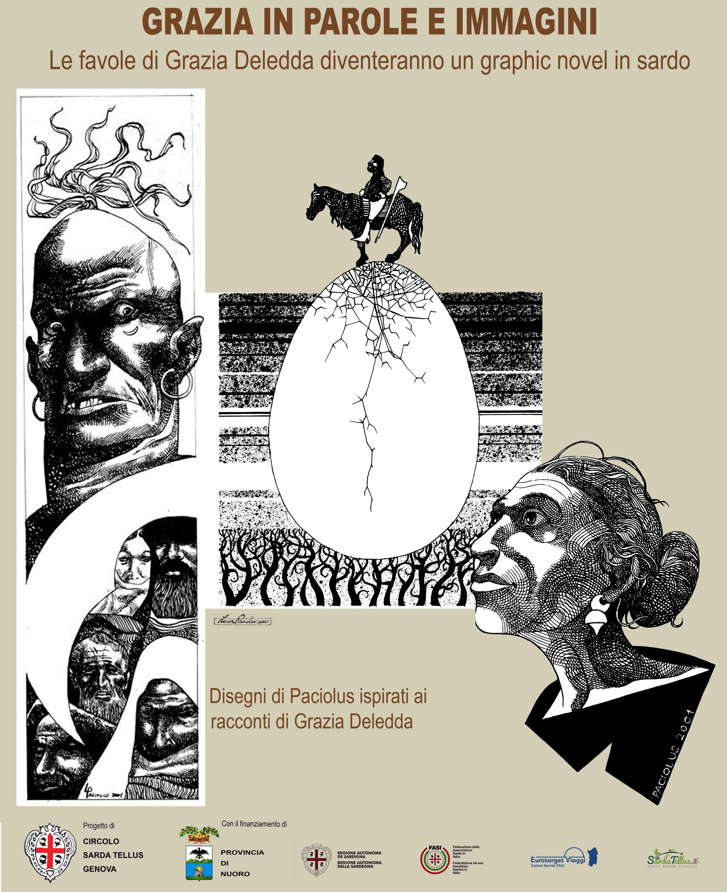 Nasceva 150 anni fa Grazia Deledda. Una graphic novel la racconta