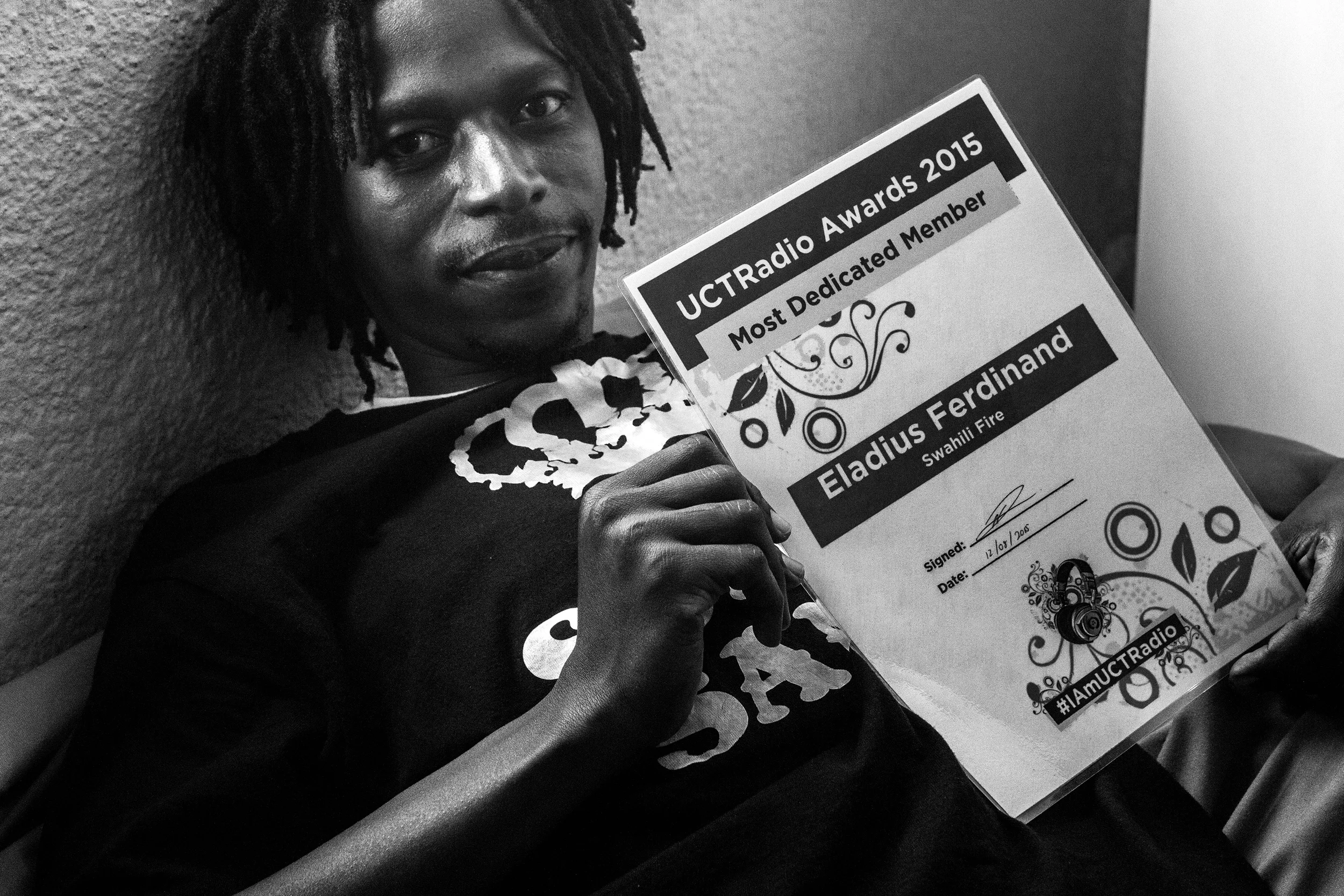   Most dedicated member   Observatory  Cape Town, South Africa  2015 