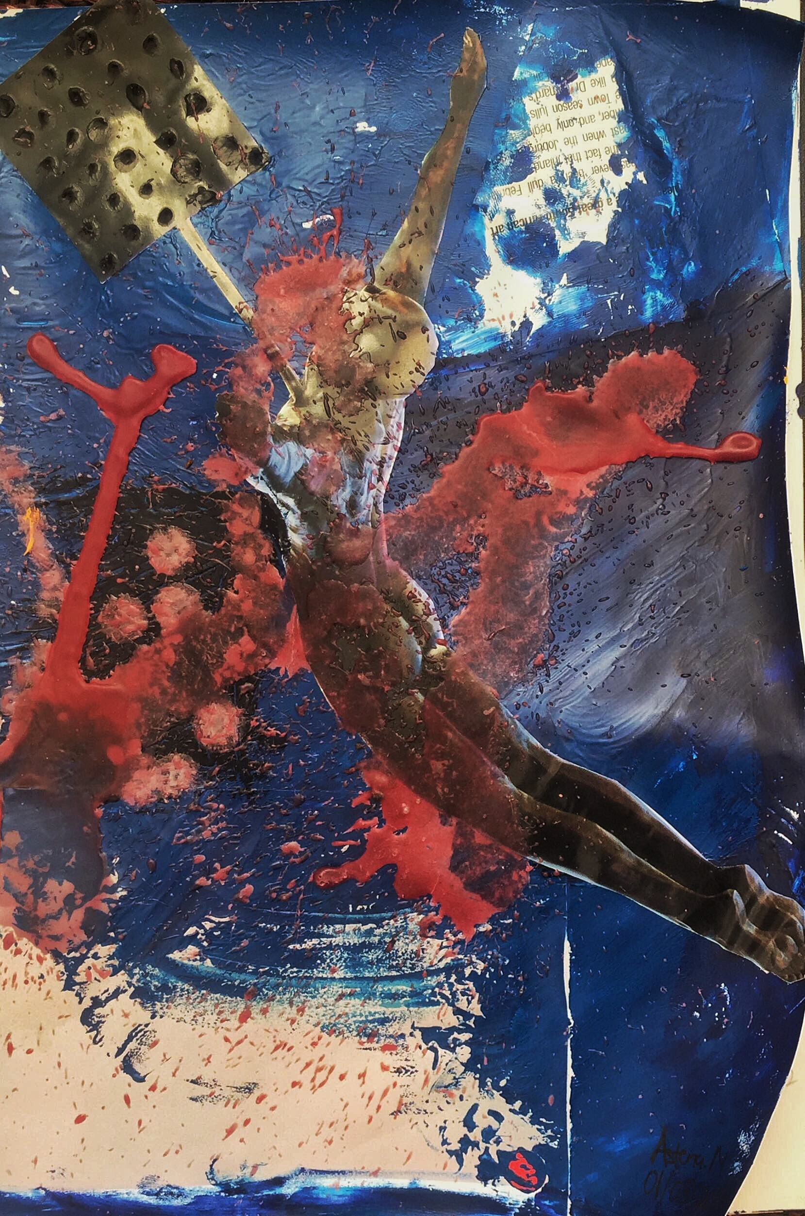 Free Fall (III), Photomontage, 2016