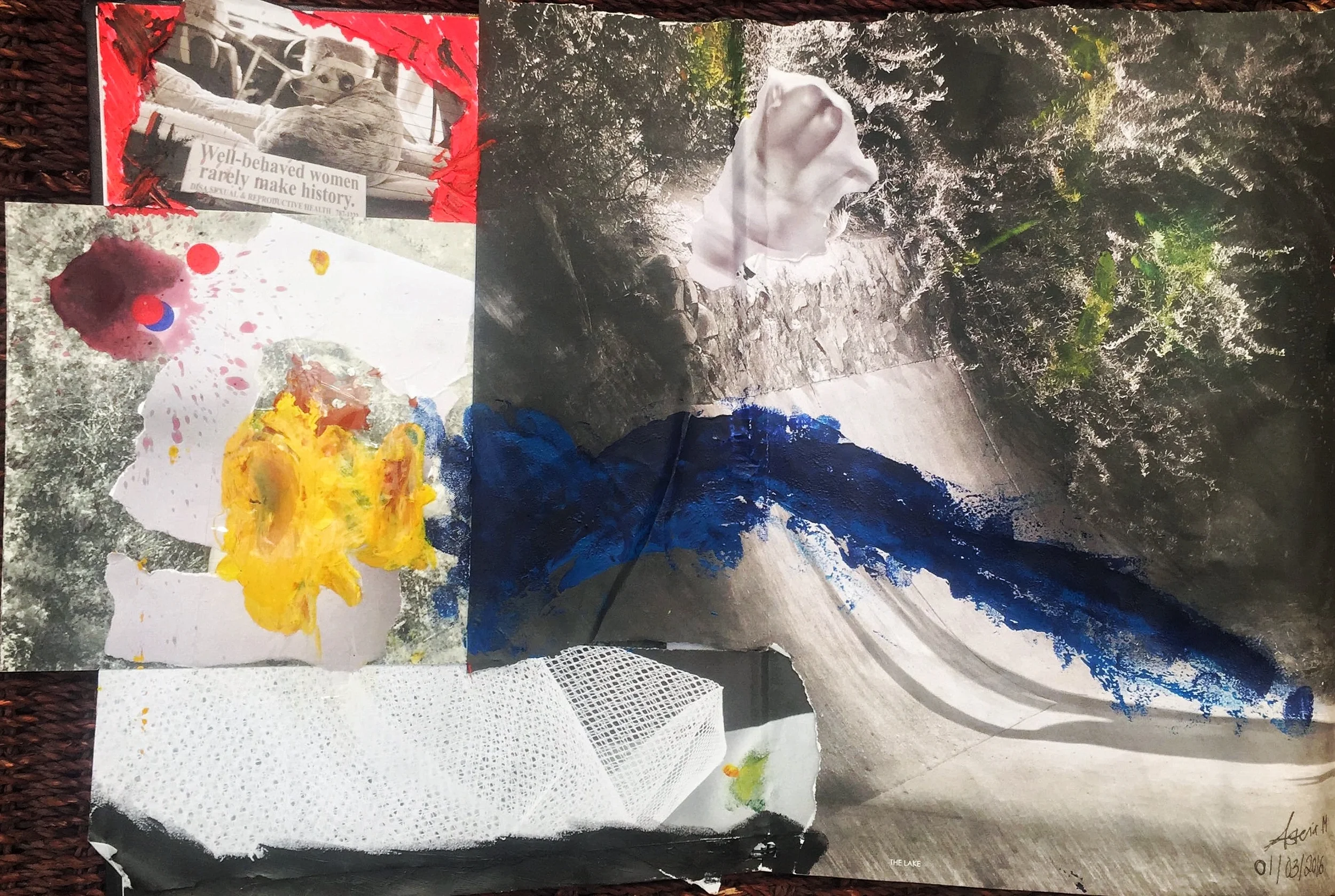 Free Fall (II), Photomontage, 2016