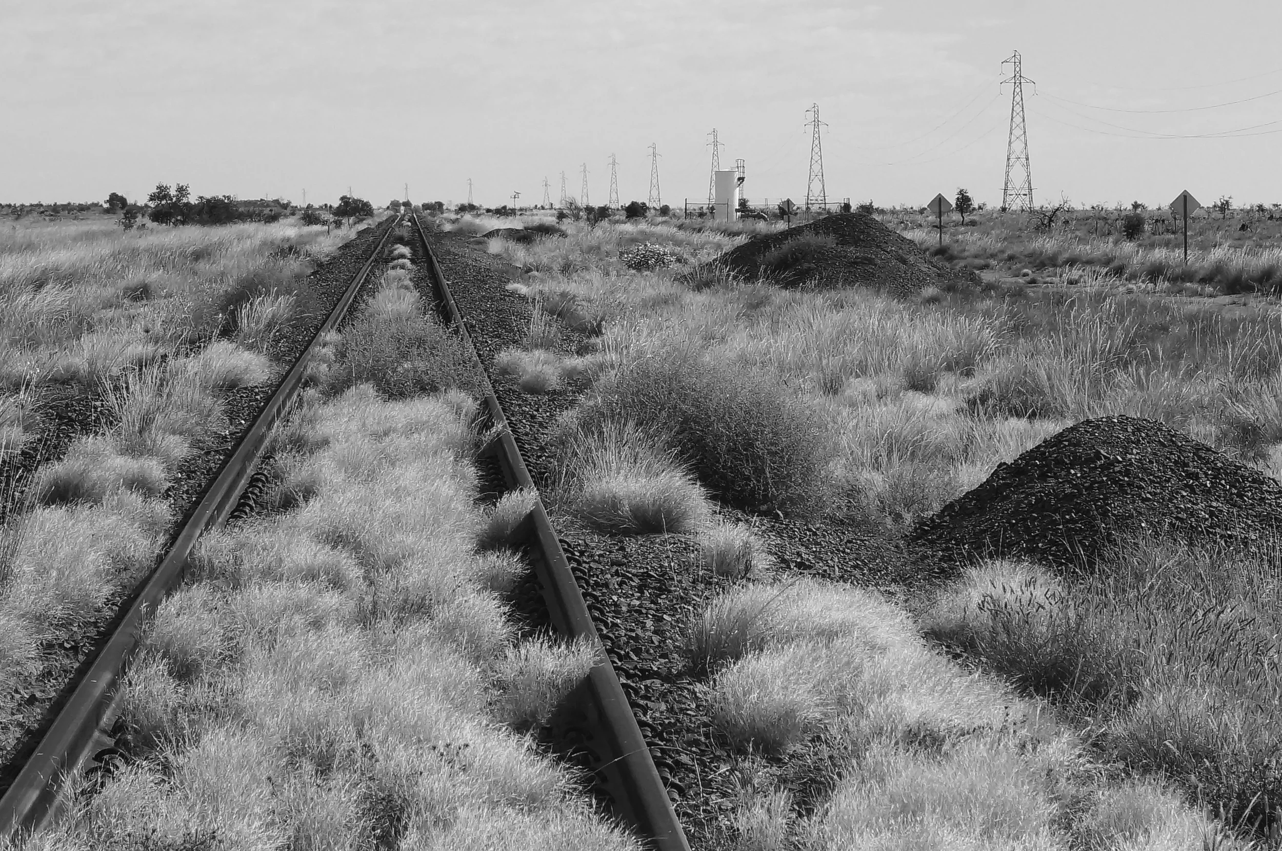  Abandoned rail track, Port Hedland, West Australia. 