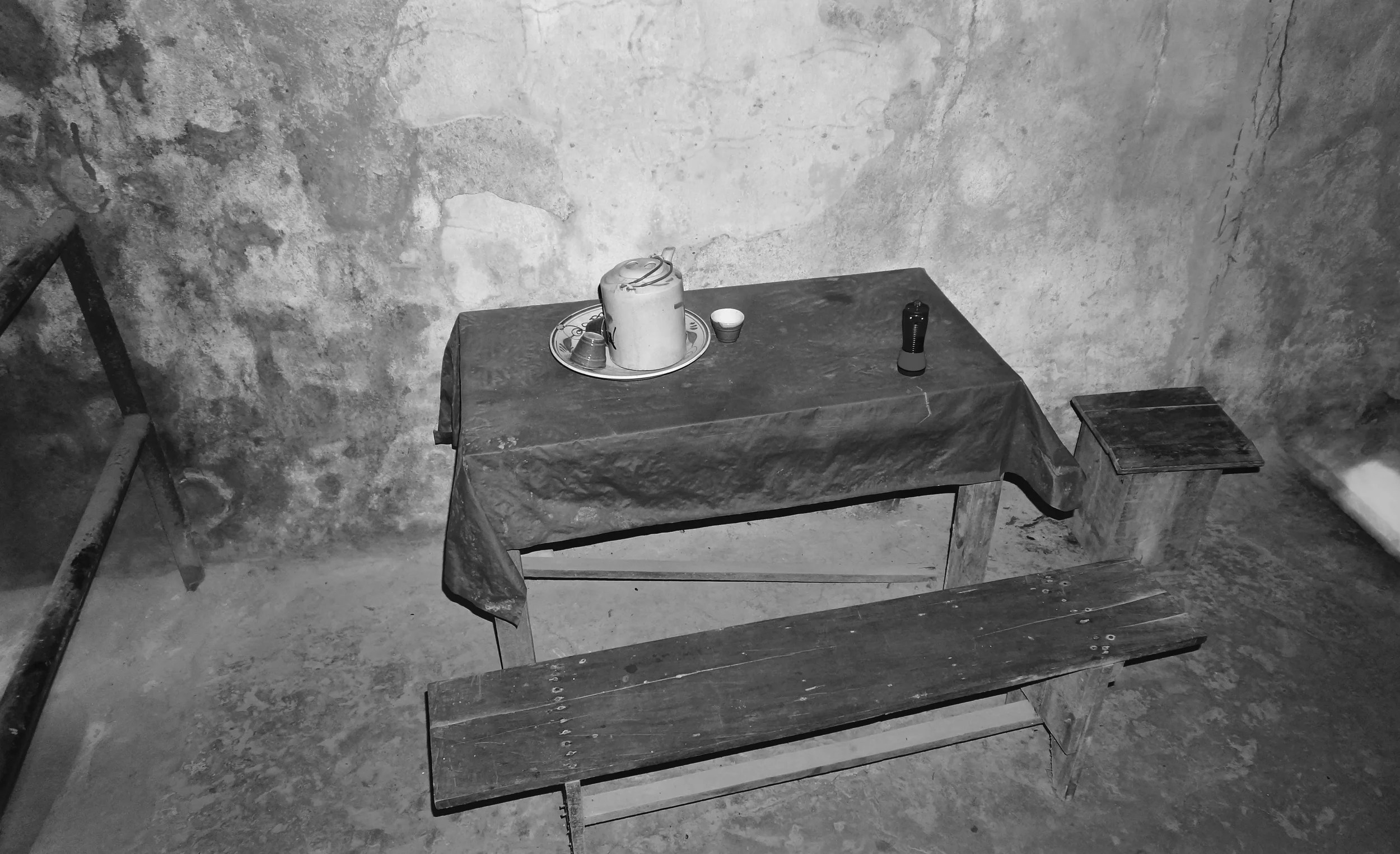  Rest area, Vietcong tunnel complex, Vietnam. 