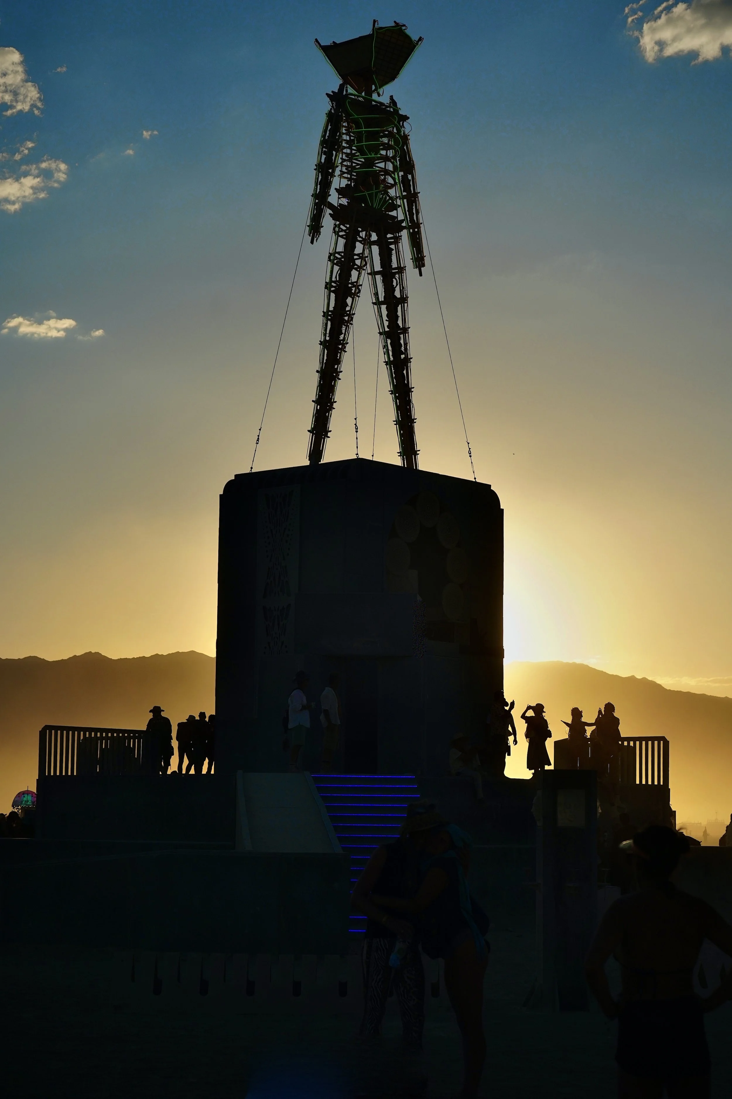  The 2022 Burning Man temple. 