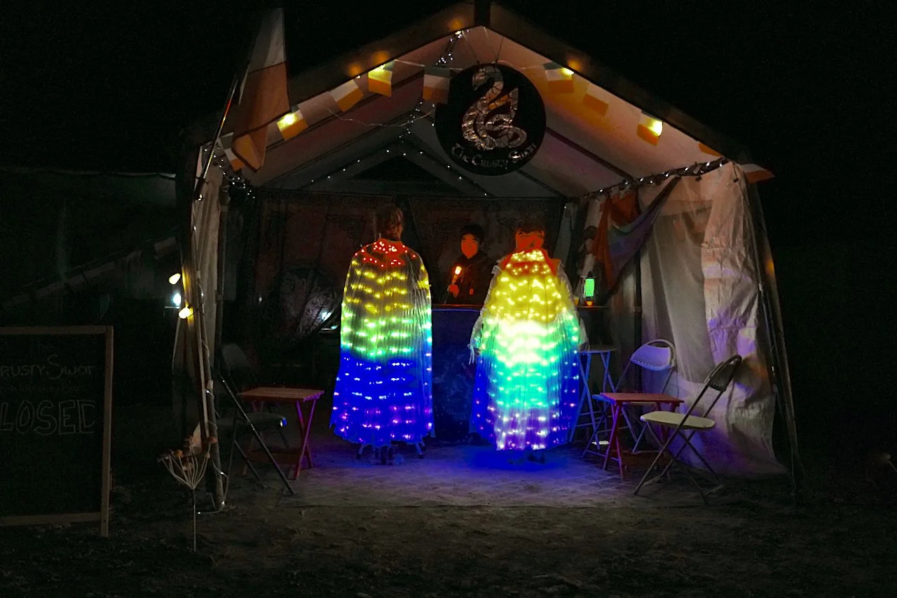 midnight ghosts at the crusty swan bar