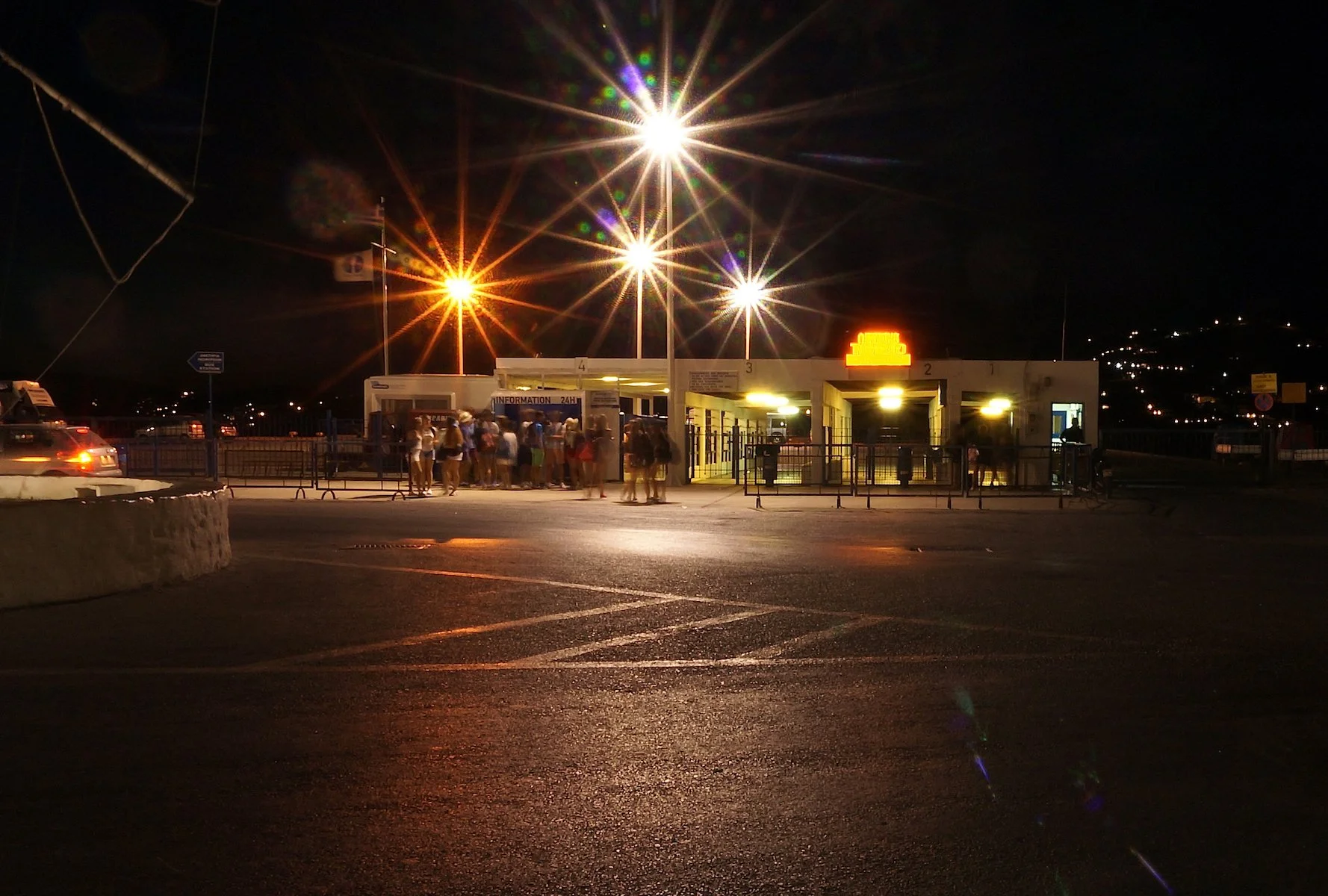 waiting for the last boat