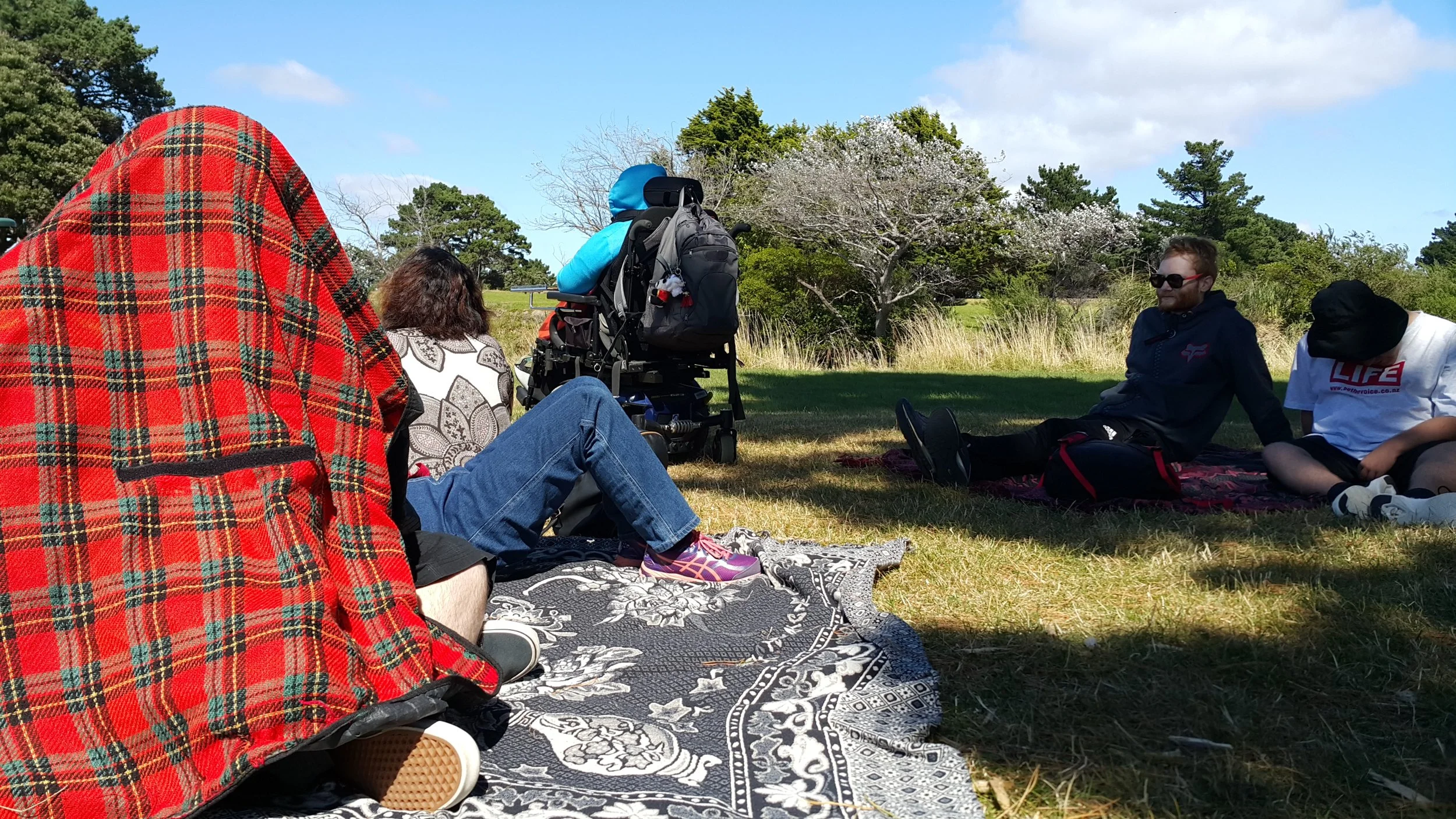 Andrew plays hide and seek at Sladden Park as we look to the four corners to see what we can see.