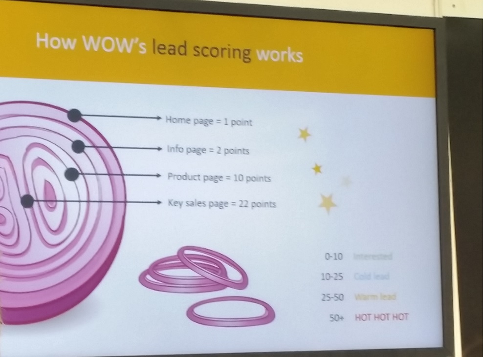 Onion, chilli and visitor identification with Wow analytic - a presentation of many layers.