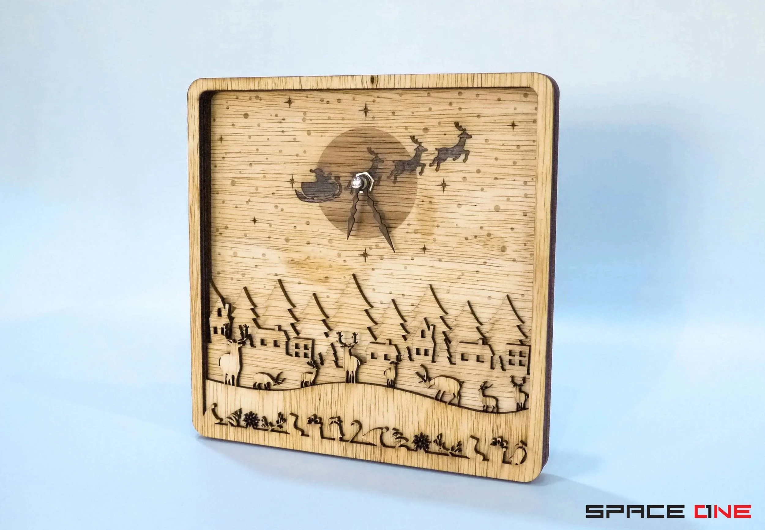 Wood Clock