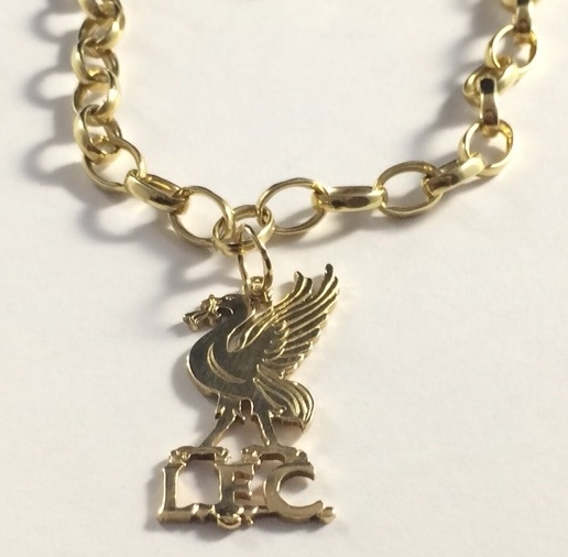 9ct Chain Liverpool Football Club Pendant 22 Inch Glasgow Broking - 9ct Gold Football Pendant 9ct Chain Liverpool Football Club Pendant 22 Inch Glasgow Broking - 9ct Gold Football Pendant
