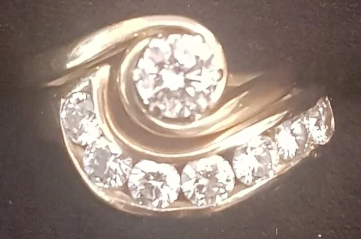 18ct Yellow Gold Brilliant Cut Diamond Ring 1.63ct (N) Certificate £4200.jpg