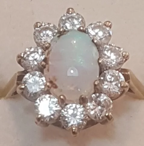 9ct C.Z & Opal size K £55 (R1826).jpg