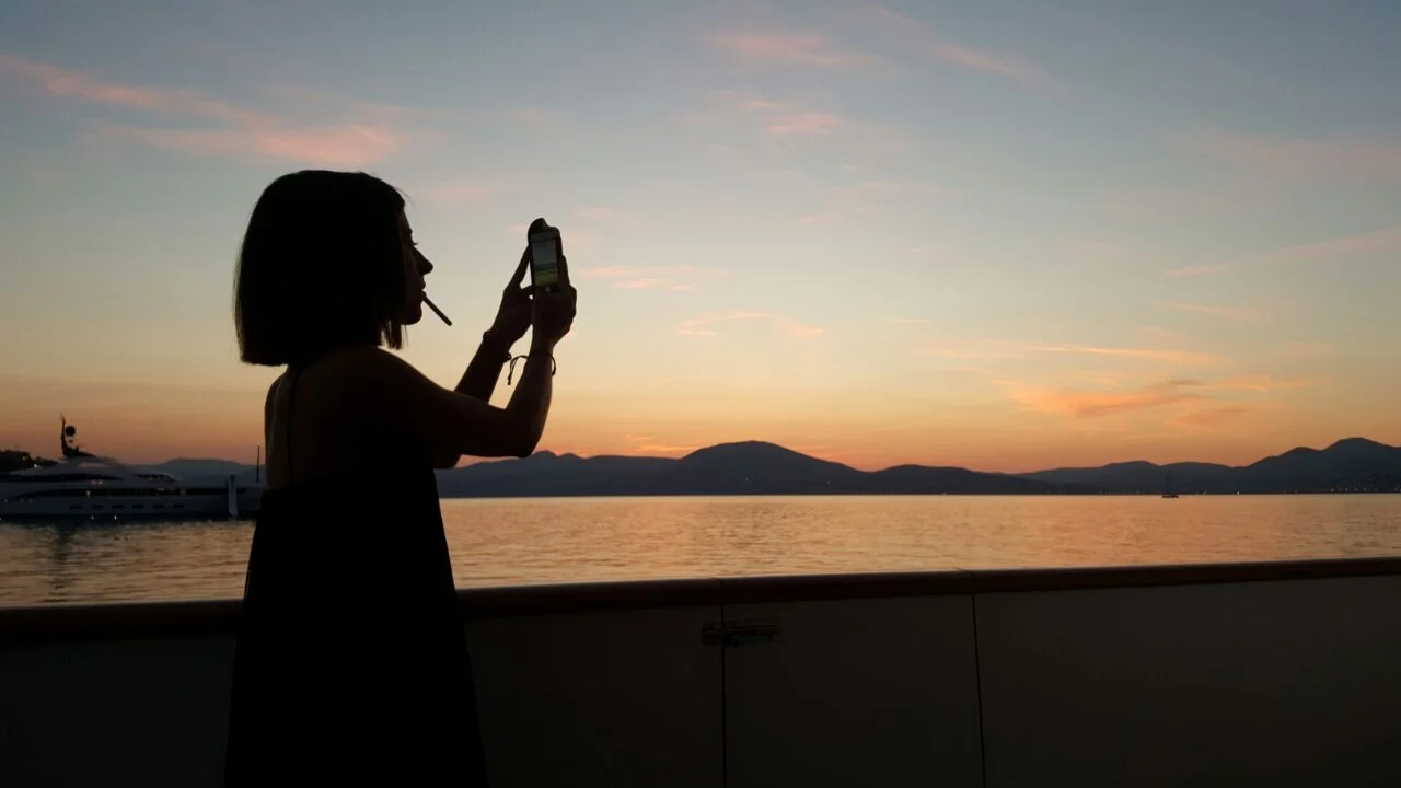 Saint Tropez, I'm on a a boat!