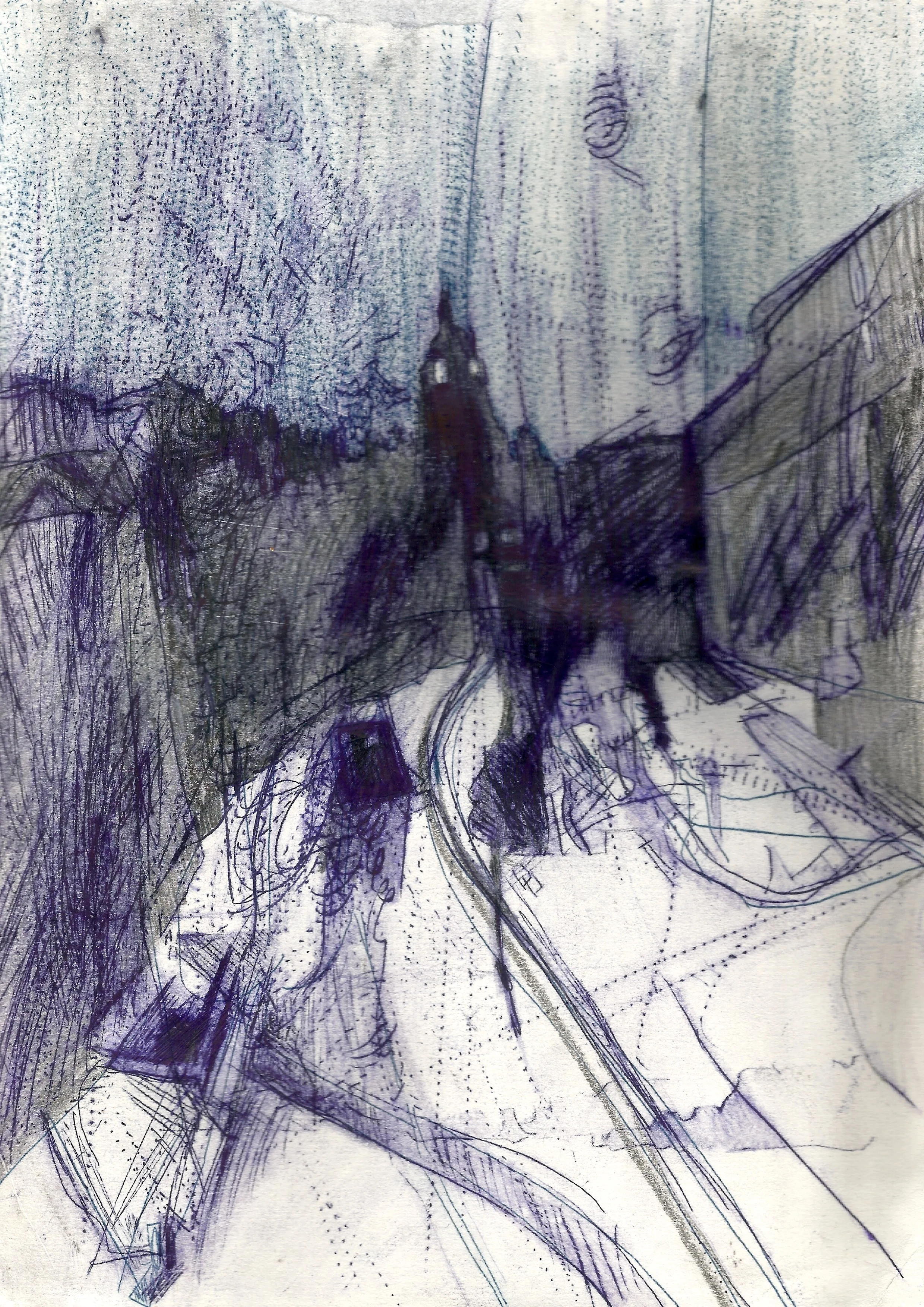 mixed media on paper