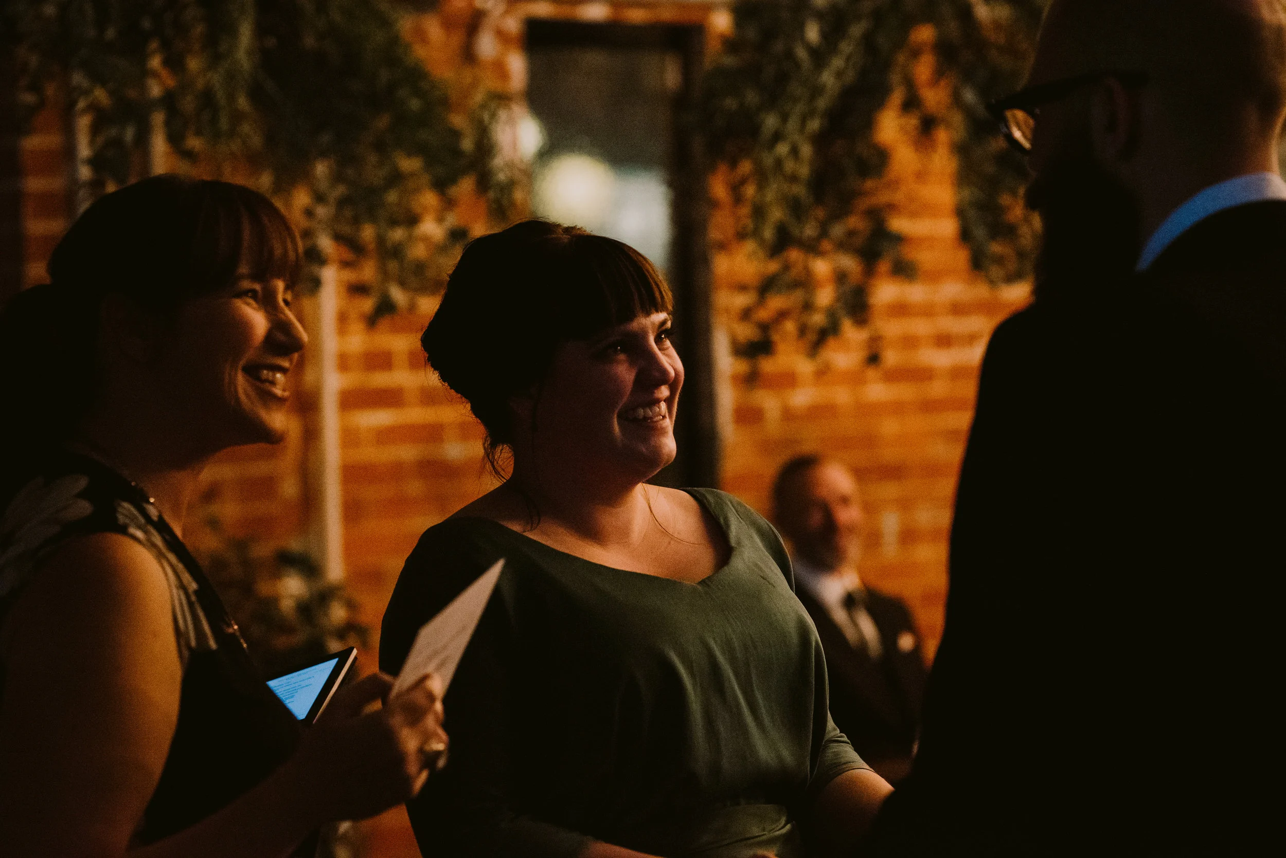 Bianca and Ben's wedding ceremony at Plant4 Bowden