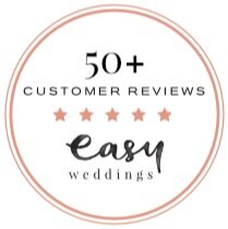 EasyWeddings 50+ customer reviews