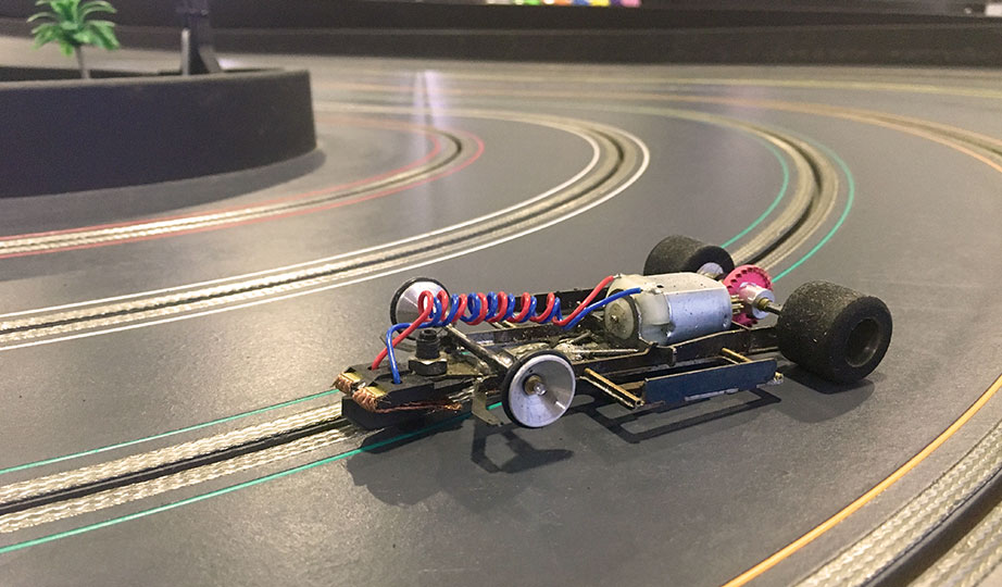 Kid Racing Car Track Set 2 Slot Car Controllers Loops Turn Racecar Fast Game 