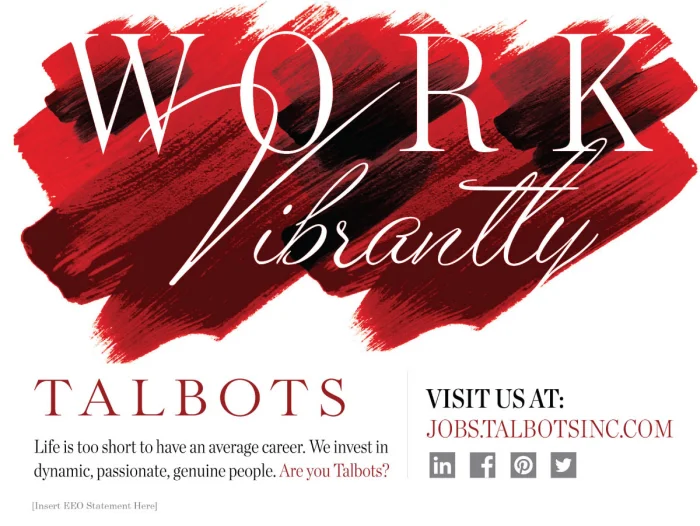 Work Vibrantly | Talbots