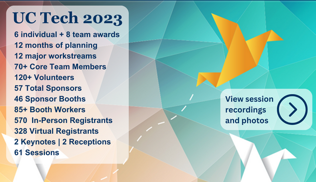 UC Tech 2023 Summary Accomplishments