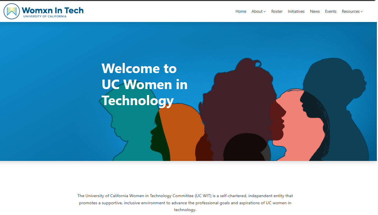 UC Women in Tech website (no longer live)